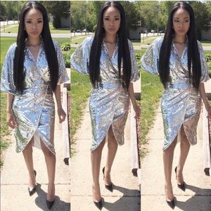 silver sequin dress (bought from ASOS)